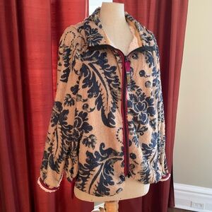 Patterned Fleece Jacket